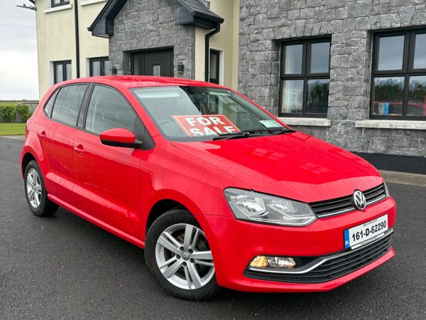 Volkswagen Polo Hatchback, Petrol, 2016, Red