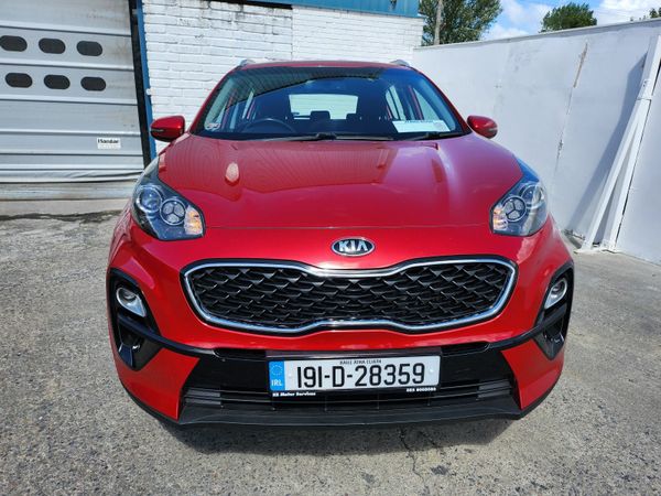 Kia Sportage SUV, Diesel, 2019, Red