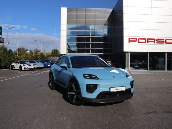 Porsche Macan SUV, Electric, 2025, Blue