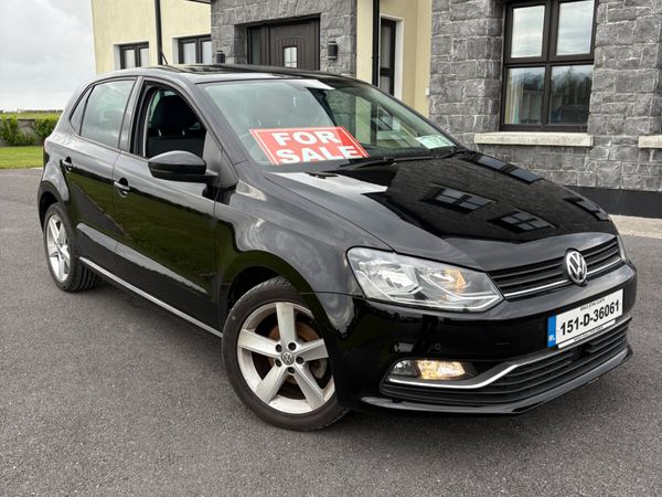 Volkswagen Polo Hatchback, Petrol, 2015, Black