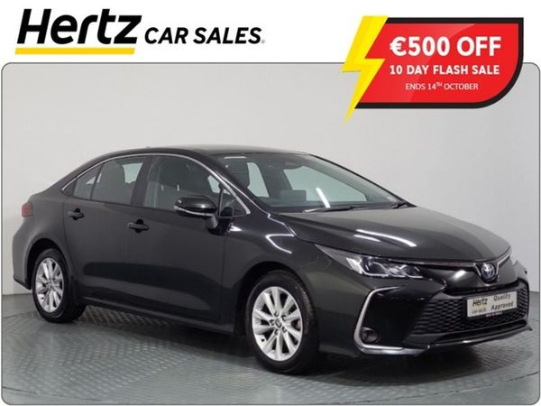 Toyota Corolla Saloon, Petrol Hybrid, 2023, Black