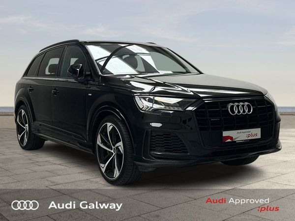 Audi Q7 SUV, Petrol Plug-in Hybrid, 2022, Black