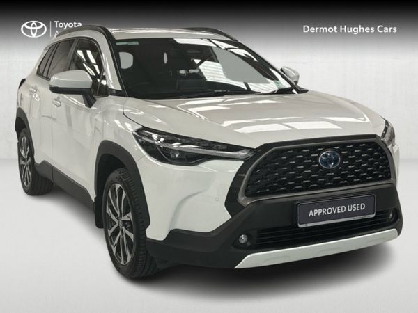 Toyota Corolla Cross SUV, Petrol Hybrid, 2023, White