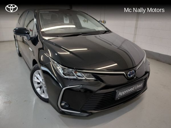 Toyota Corolla Saloon, Petrol Hybrid, 2021, Black