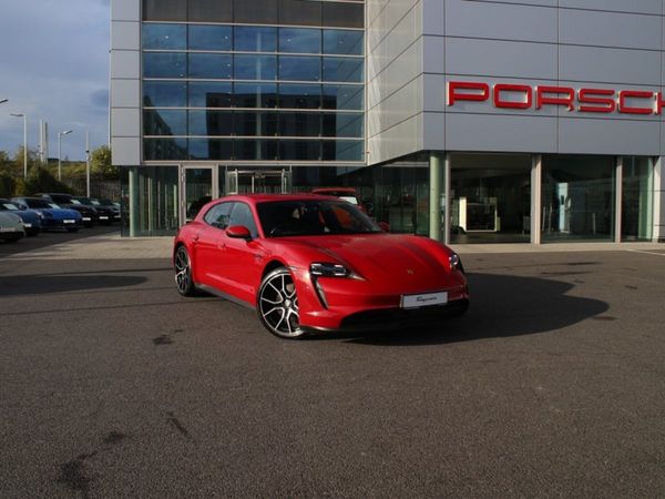 Porsche Taycan Hatchback, Electric, 2022, Red