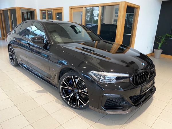 BMW 5-Series Saloon, Petrol Plug-in Hybrid, 2021, Black