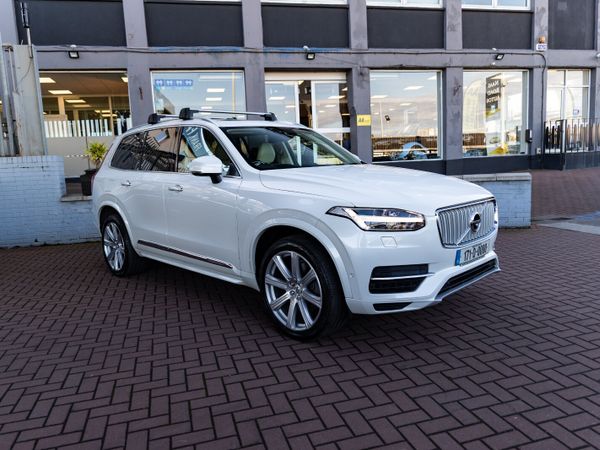 Volvo XC90 SUV, Petrol Plug-in Hybrid, 2017, White