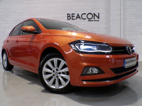 Volkswagen Polo Hatchback, Petrol, 2018, Orange