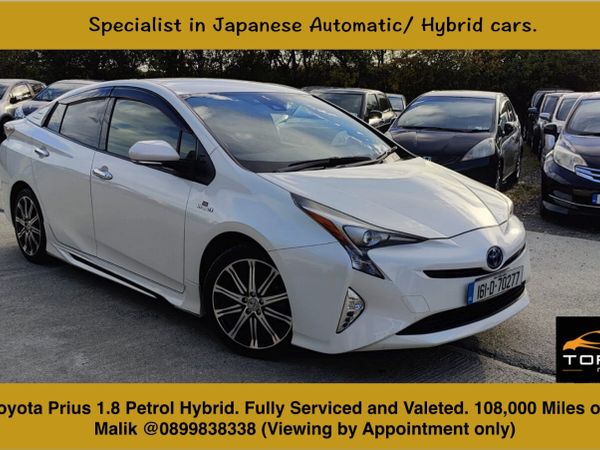 Toyota Prius Hatchback, Petrol Hybrid, 2016, White