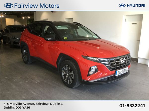 Hyundai Tucson SUV, Petrol Hybrid, 2022, Red