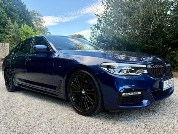BMW 5-Series Saloon, Diesel, 2017, Blue