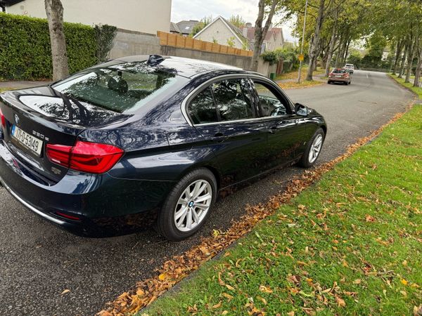 BMW 3-Series Saloon, Petrol Plug-in Hybrid, 2017, Blue