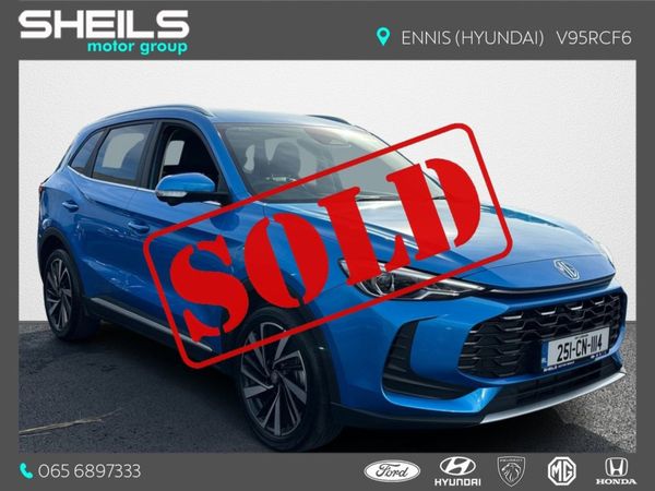 MG ZS Hatchback, Petrol Hybrid, 2025, Blue