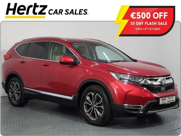 Honda CR-V SUV, Petrol Hybrid, 2022, Red