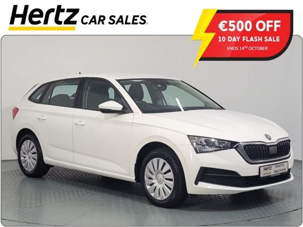 Skoda Scala Hatchback, Petrol, 2024, White