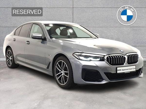 BMW 5-Series Saloon, Petrol Plug-in Hybrid, 2022, Grey