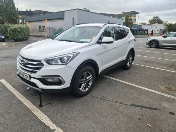 Hyundai Santa Fe SUV, Diesel, 2018, White