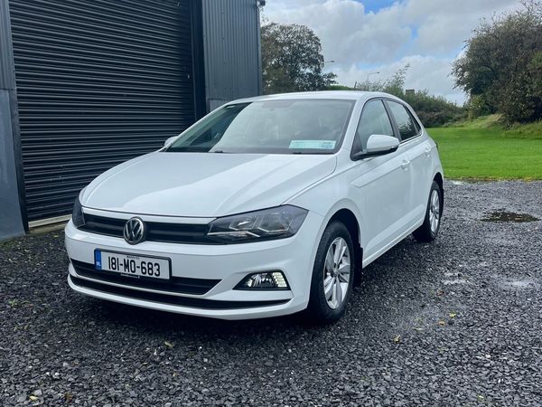 Volkswagen Polo Hatchback, Petrol, 2018, White