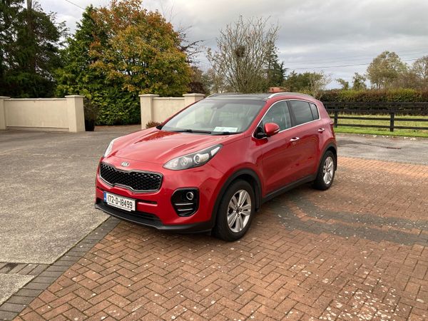 Kia Sportage SUV, Diesel, 2017, Red