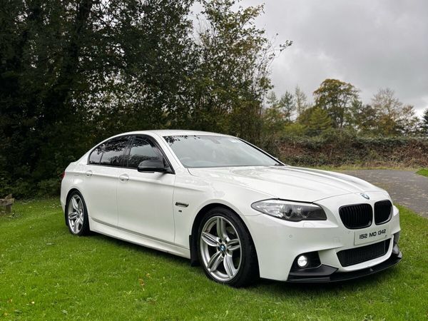 BMW 5-Series Saloon, Diesel, 2015, White