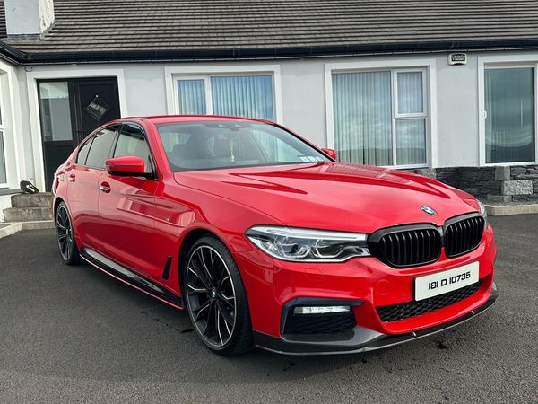 BMW 5-Series Saloon, Diesel, 2018, Red