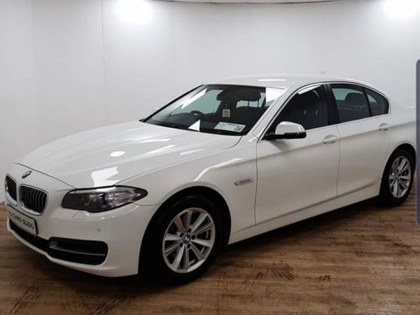 BMW 5-Series Saloon, Diesel, 2014, White