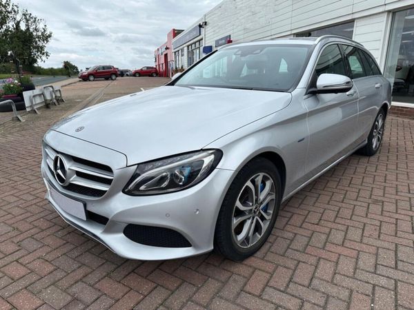 Mercedes-Benz C-Class Estate, Petrol Hybrid, 2017, Silver