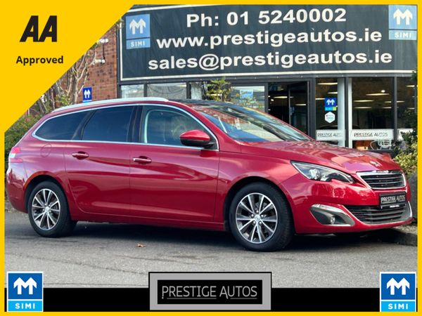 Peugeot 308 Estate, Petrol, 2016, Red
