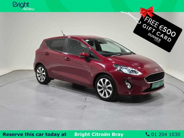 Ford Fiesta Hatchback, Petrol, 2021, Red