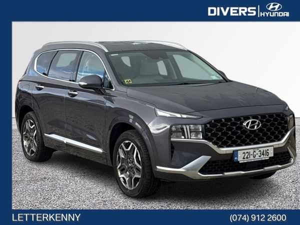 Hyundai Santa Fe Estate, Petrol Plug-in Hybrid, 2022, Blue