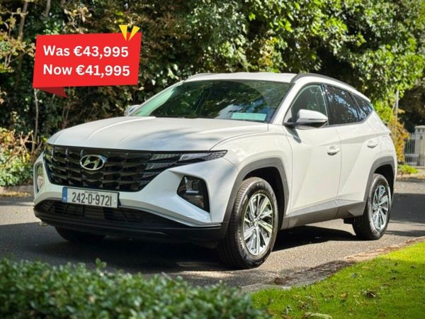 Hyundai Tucson SUV, Petrol Hybrid, 2024, White