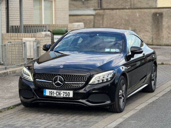 Mercedes-Benz C-Class Coupe, Diesel, 2019, Black