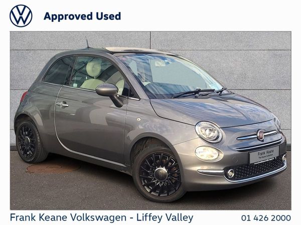 Fiat 500 Hatchback, Petrol, 2018, Grey