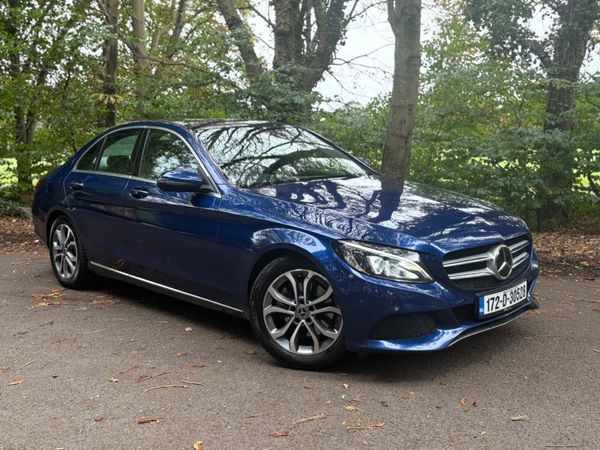 Mercedes-Benz C-Class Saloon, Diesel, 2017, Blue