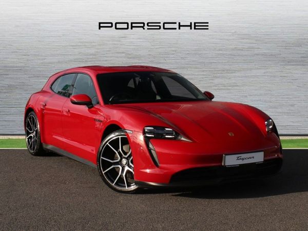 Porsche Taycan Hatchback, Electric, 2022, Red