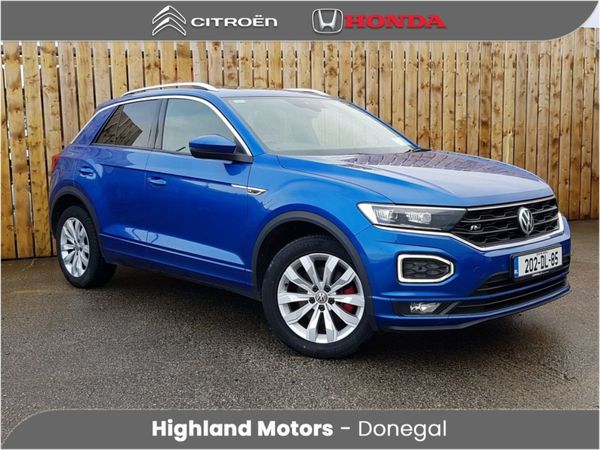 Volkswagen T-Roc SUV, Petrol, 2020, Blue