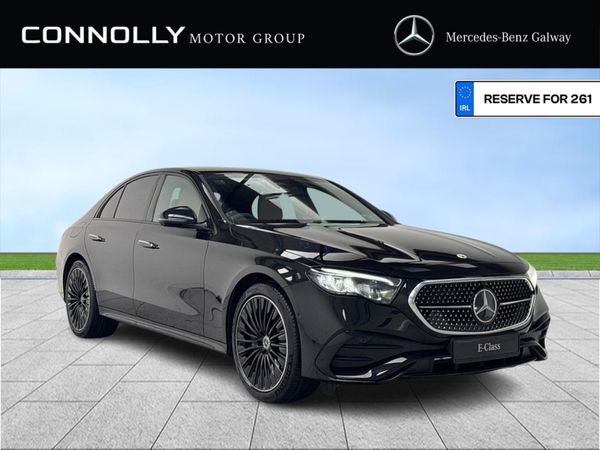 Mercedes-Benz E-Class Saloon, Diesel Plug-in Hybrid, 2026, Black