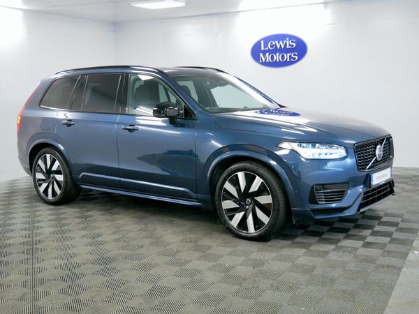 Volvo XC90 SUV, Petrol Hybrid, 2024, Blue
