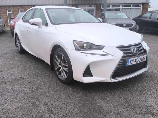 Lexus IS Saloon, Petrol Hybrid, 2017, White