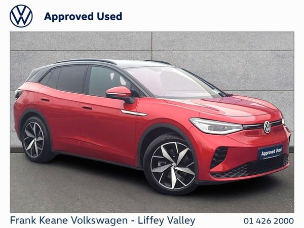 Volkswagen ID.4 SUV, Electric, 2022, Red
