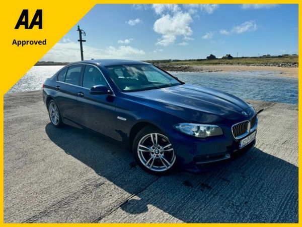 BMW 5-Series Saloon, Diesel, 2015, Blue