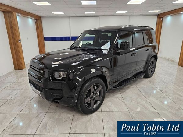 Land Rover Defender SUV, Petrol Plug-in Hybrid, 2024, Black