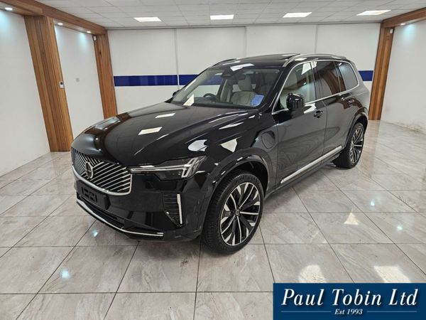 Volvo XC90 SUV, Petrol Plug-in Hybrid, 2025, Black