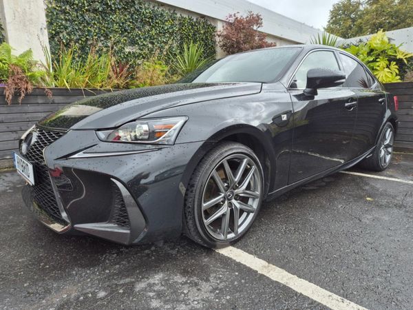 Lexus IS Saloon, Petrol Hybrid, 2020, Black