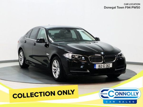 BMW 5-Series Saloon, Diesel, 2016, Black