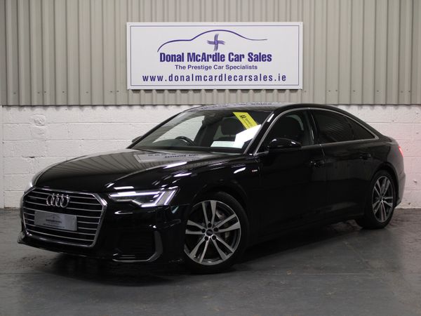 Audi A6 Saloon, Petrol Hybrid, 2020, Black