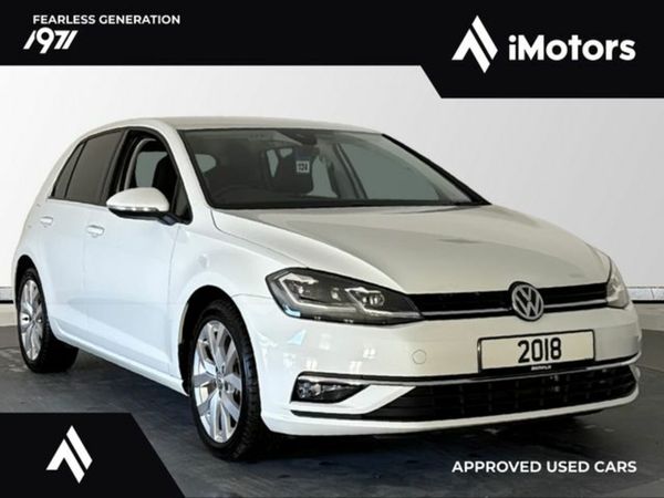 Volkswagen Golf Hatchback, Petrol, 2018, White