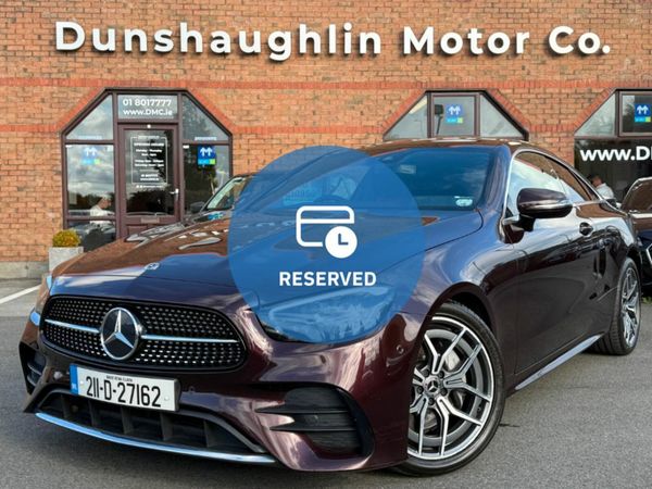 Mercedes-Benz E-Class Coupe, Diesel, 2021, Red