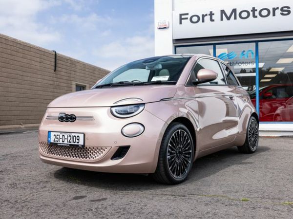Fiat 500e Hatchback, Electric, 2025, Red