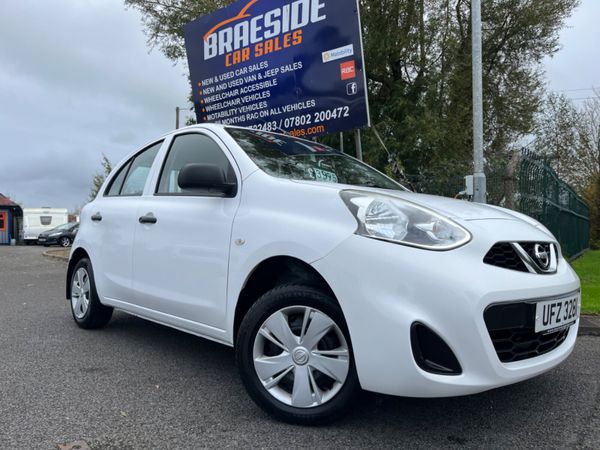 Nissan Micra Hatchback, Petrol, 2014, White